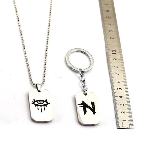 keychains game neverwinter nights2 keychain dog tag key beads chain sliver color eye logo pendant men car toy jewelry llavero chaveiro, Silver
keychains game neverwinter nights2 keychain dog tag key beads chain sliver color eye logo pendant men car toy jewelry llavero chaveiro, Silver