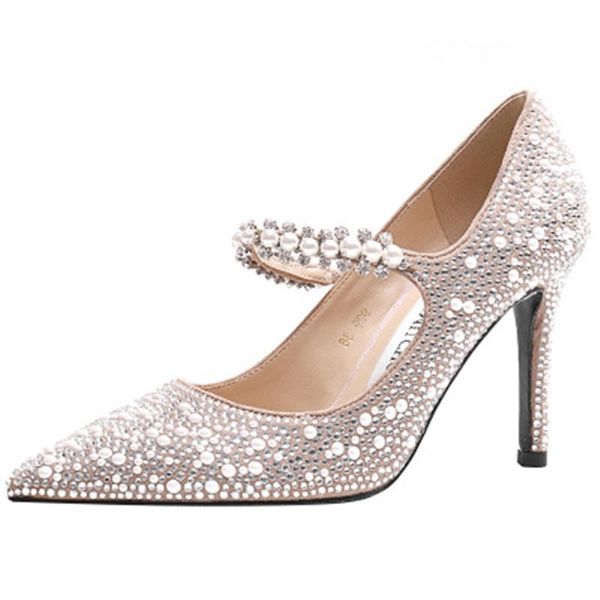 dress shoes 2021 wedding women crystal pearl high heels stiletto point rhinestone bridal bridesmaid princess, Black
dress shoes 2021 wedding women crystal pearl high heels stiletto point rhinestone bridal bridesmaid princess, Black