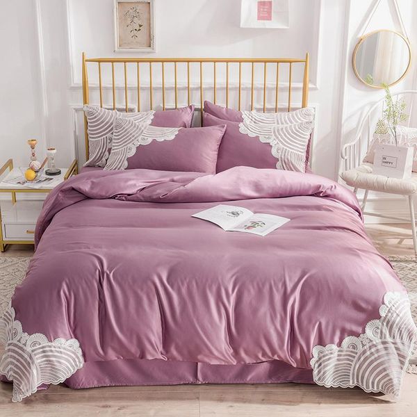 bedding sets pink blue yellow gray white silky silk girl lace duvet cover bed sheet linen pillowcases 4pcs size king
bedding sets pink blue yellow gray white silky silk girl lace duvet cover bed sheet linen pillowcases 4pcs size king