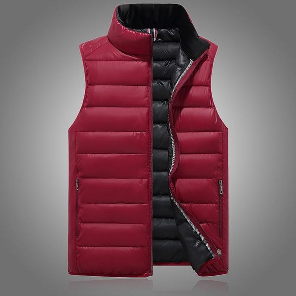 men's vests classic lightweight down cotton vest spring and autumn male solid color stand collar padded waistcoat sleeveless jackets, Black;white
men's vests classic lightweight down cotton vest spring and autumn male solid color stand collar padded waistcoat sleeveless jackets, Black;white