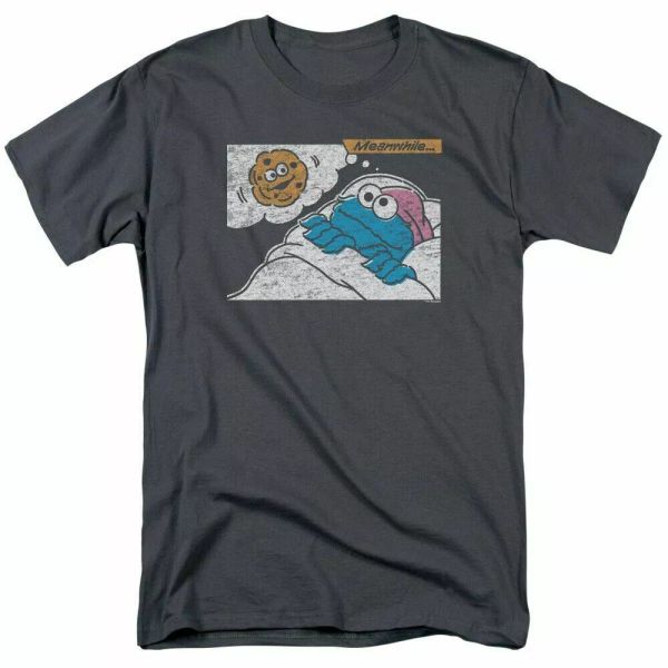 sesame street meanwhile t shirt mens licensed classic tv show cookie charcoal, White;black
sesame street meanwhile t shirt mens licensed classic tv show cookie charcoal, White;black