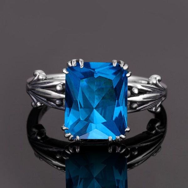 cluster rings jewerly real 925 sterling silver vintage gemstone blue z ring s925 luxury creative jewelry for women anillo, Golden;silver
cluster rings jewerly real 925 sterling silver vintage gemstone blue z ring s925 luxury creative jewelry for women anillo, Golden;silver