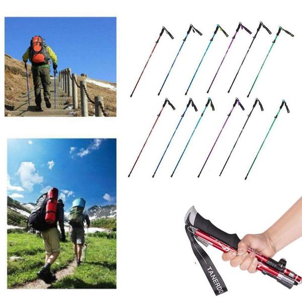 outdoor 5-section folding trekking poles for hiking, mountain aluminum shockproof alloy adjustable v5p9
outdoor 5-section folding trekking poles for hiking, mountain aluminum shockproof alloy adjustable v5p9