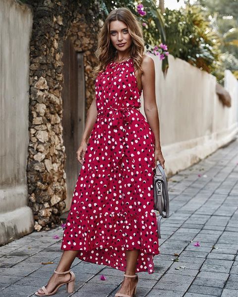 dresses fashion women's gown polka dot print sleeveless bohemian long dress casual red white for women girls beach dresses1 4ixj, Black;gray
dresses fashion women's gown polka dot print sleeveless bohemian long dress casual red white for women girls beach dresses1 4ixj, Black;gray