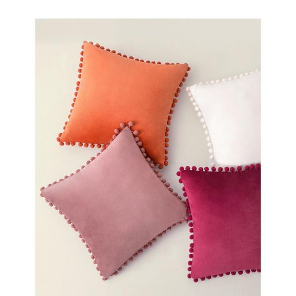 cushion/decorative pillow ins big wool ball lace plush cushion cover 30x50cm/45x45cm solid color sofa pillowcase car waist without core
cushion/decorative pillow ins big wool ball lace plush cushion cover 30x50cm/45x45cm solid color sofa pillowcase car waist without core