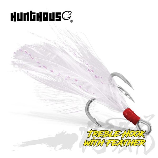 fishing hooks hunthouse hook treble 4# 6# 8# 4pcs/lot accessory luminous feather for hard lure
fishing hooks hunthouse hook treble 4# 6# 8# 4pcs/lot accessory luminous feather for hard lure