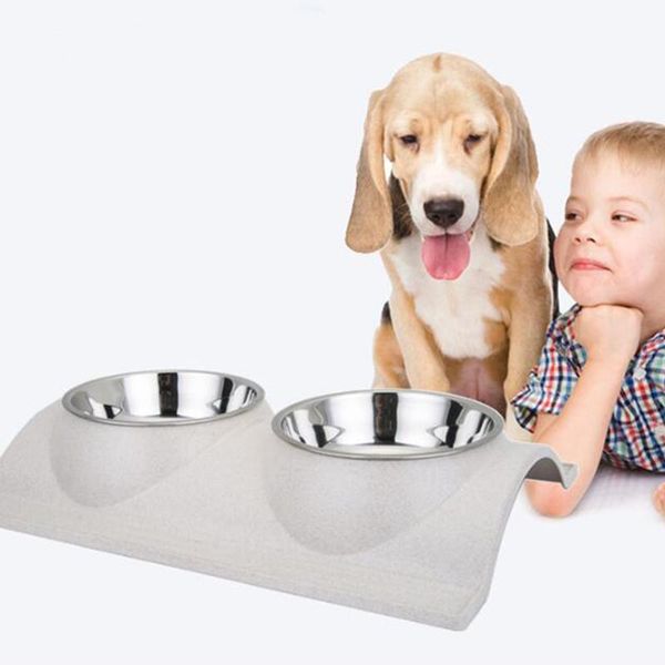 double pet bowls non-slip cat bowl feeding water dogs cats drinking dish feeder for supplies & feeders
double pet bowls non-slip cat bowl feeding water dogs cats drinking dish feeder for supplies & feeders