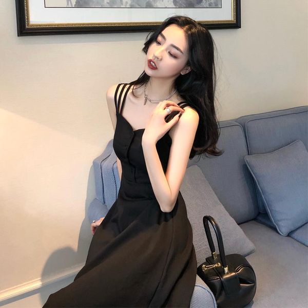 casual dresses -selling summer women's dress 2021 spaghetti strap hepburn black gothic eye-catching long for girls korean fashion, Black;gray
casual dresses -selling summer women's dress 2021 spaghetti strap hepburn black gothic eye-catching long for girls korean fashion, Black;gray
