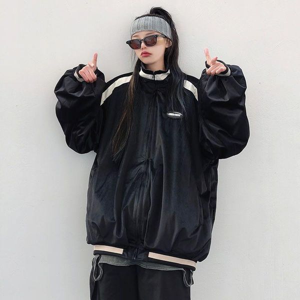 women's jackets basic jacket for men high street cardigan all-match outerwear coat loose sports solid color winter 2021 clothes, Black;brown
women's jackets basic jacket for men high street cardigan all-match outerwear coat loose sports solid color winter 2021 clothes, Black;brown