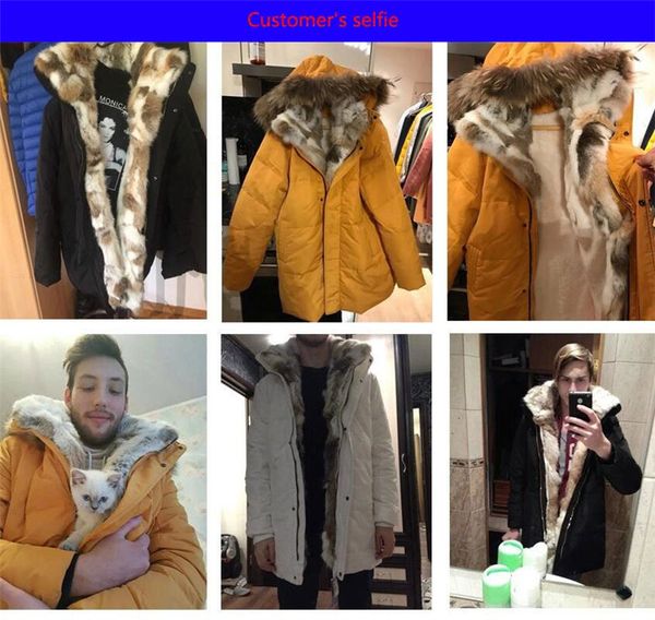 men designer parkas winter fashion hoodies duck down parka rabbit fur thicken jacket mens jaqueta masculina outwear overcoat asian size s-5x, Black
men designer parkas winter fashion hoodies duck down parka rabbit fur thicken jacket mens jaqueta masculina outwear overcoat asian size s-5x, Black