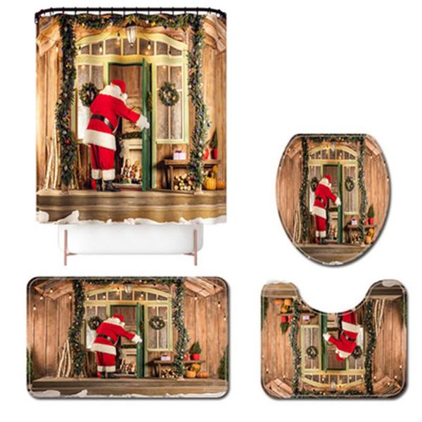 bath mats 4pcs/set bathroom mat set non-slip christmas decor snowman shower curtain floor washable toilet rug
bath mats 4pcs/set bathroom mat set non-slip christmas decor snowman shower curtain floor washable toilet rug