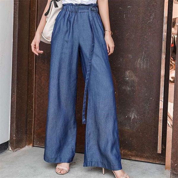 high waist wide leg loose tight waist drop feeling ice silk leisure wide leg pants, Blue
high waist wide leg loose tight waist drop feeling ice silk leisure wide leg pants, Blue