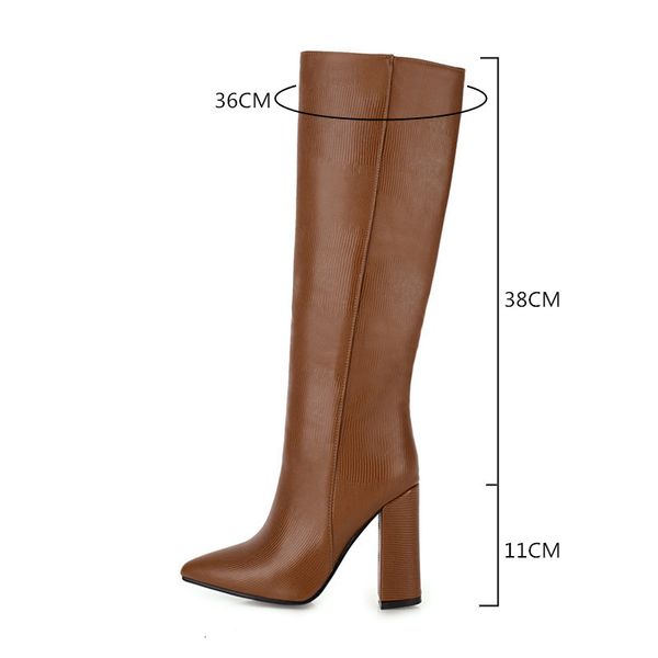 boots lsewilly brand design women knee high fashion pointed toe thick heel western winter 995g, Black
boots lsewilly brand design women knee high fashion pointed toe thick heel western winter 995g, Black