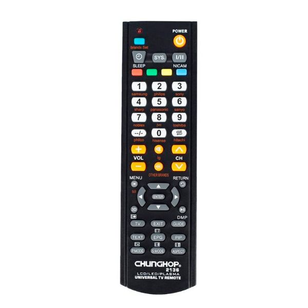 remote controlers universal control for chunghop 2136 lcd led plasma hdtv use all brands
remote controlers universal control for chunghop 2136 lcd led plasma hdtv use all brands
