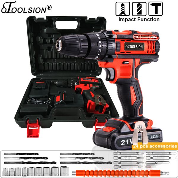 21v dual speed impact cordless screwdriver small drill electric tools hammer drill screwdriver cordless drill+handbag bag
21v dual speed impact cordless screwdriver small drill electric tools hammer drill screwdriver cordless drill+handbag bag