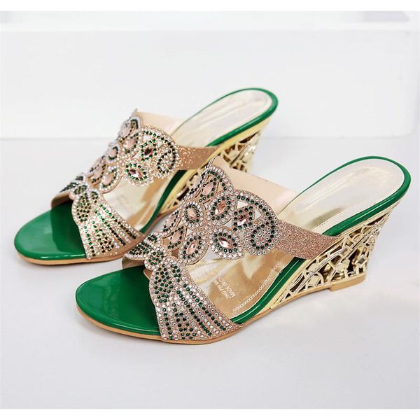 slippers women fashion high heels slipper open toe rhinestones wedges shoes woman summer beach flip flops women's outdoor, Black
slippers women fashion high heels slipper open toe rhinestones wedges shoes woman summer beach flip flops women's outdoor, Black