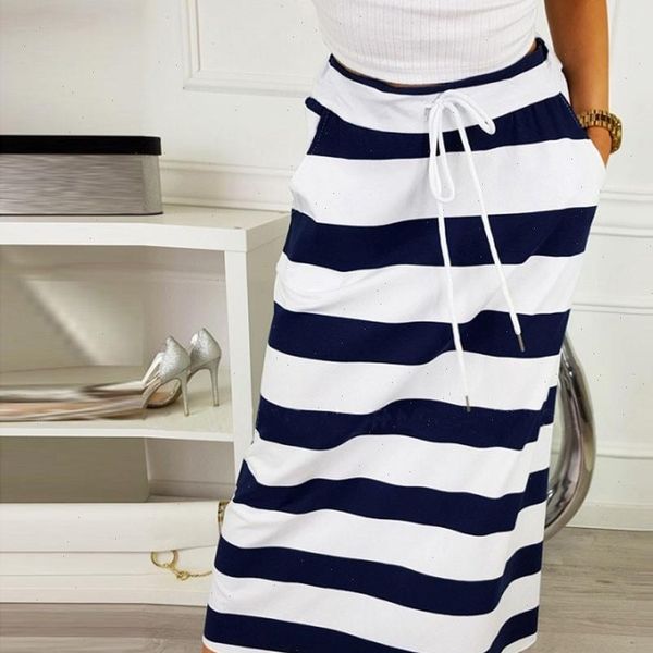 Women Skirts Womens Fashion Stripe Gonne Donna Lady Casual Hight Waist Maxi Long Skirt Faldas Mujer Moda Saia T2G, Black
Women Skirts Womens Fashion Stripe Gonne Donna Lady Casual Hight Waist Maxi Long Skirt Faldas Mujer Moda Saia T2G, Black