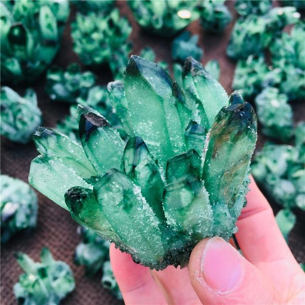 decorative objects & figurines 300-800g natural green ghost quartz crystal cluster healing crystals gemstone specimen for home&office de
decorative objects & figurines 300-800g natural green ghost quartz crystal cluster healing crystals gemstone specimen for home&office de