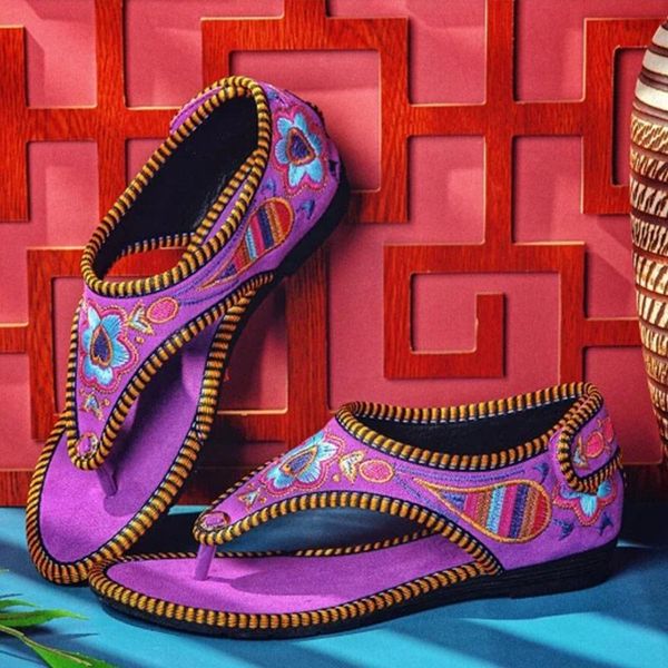 sandals ethnic style women's embroidered vintage ladies shoes summer clip toe female sandalies flip fliops, Black
sandals ethnic style women's embroidered vintage ladies shoes summer clip toe female sandalies flip fliops, Black