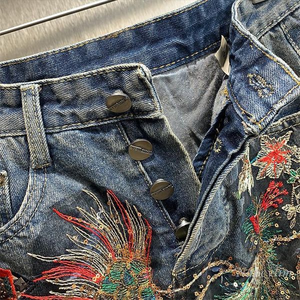 summer denim mini slim women skirt fit high waist sequins embroidery straight anti exposure fashion jeans skirts, Black
summer denim mini slim women skirt fit high waist sequins embroidery straight anti exposure fashion jeans skirts, Black