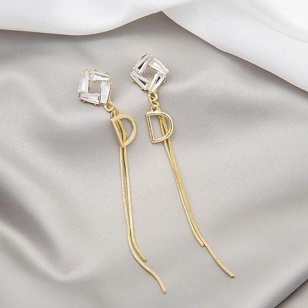 hoop & huggie women's earrings long tassel letter d ear stud pendant gold color vintage metal retro earring 2021 trendy fashion female, Golden;silver
hoop & huggie women's earrings long tassel letter d ear stud pendant gold color vintage metal retro earring 2021 trendy fashion female, Golden;silver