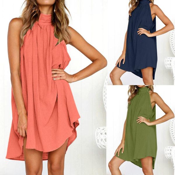 casual dresses womens holiday irregular dress ladies summer beach sleeveless party vestido de mujer, Black;gray
casual dresses womens holiday irregular dress ladies summer beach sleeveless party vestido de mujer, Black;gray