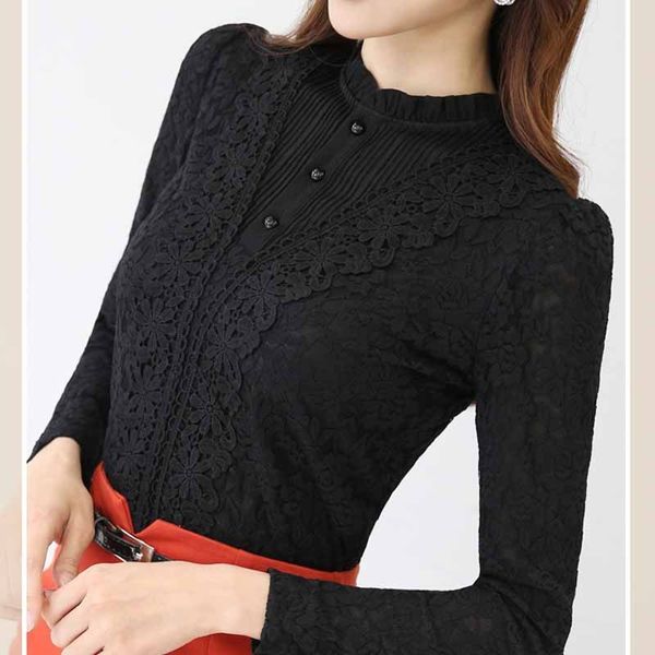 pink women's blouses shirts fashion long sleeve lace rufflrd collar new autumn ladies black solid color white plus size
pink women's blouses shirts fashion long sleeve lace rufflrd collar new autumn ladies black solid color white plus size