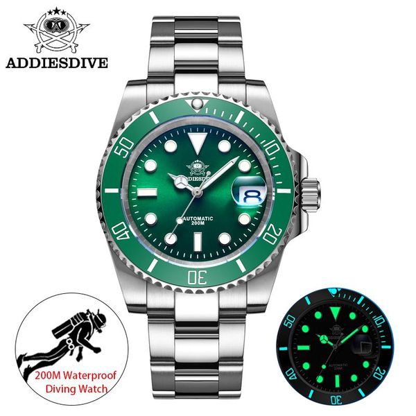 wristwatches addies dive men's watch luminous dial sapphire crystal 316l stainless steel 200m diving nh35 automatic mechanical watches, Slivery;brown
wristwatches addies dive men's watch luminous dial sapphire crystal 316l stainless steel 200m diving nh35 automatic mechanical watches, Slivery;brown