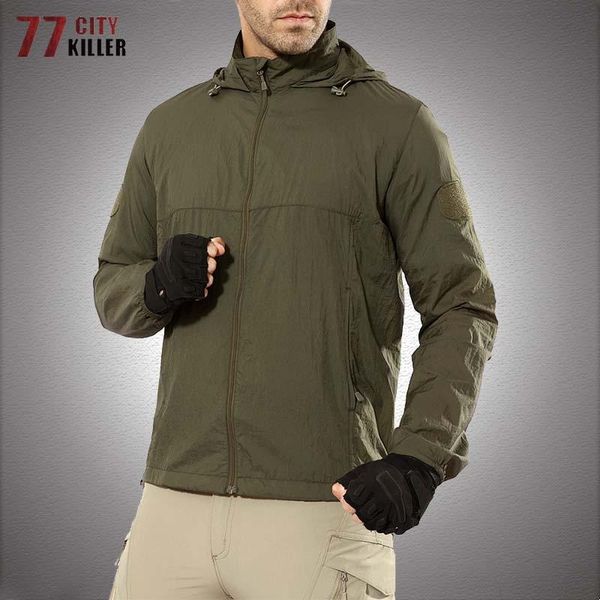 men's jackets summer quick dry tactical skin jacket men military waterproof hooded raincoat thin windbreaker sunscreen big size 5xl, Black;brown
men's jackets summer quick dry tactical skin jacket men military waterproof hooded raincoat thin windbreaker sunscreen big size 5xl, Black;brown