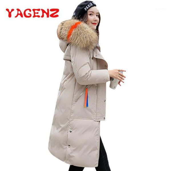 women's down & parkas yagenz large fur collar hooded cotton padded jacket plus size winter women long coat thicken warm outwear 1711, Black
women's down & parkas yagenz large fur collar hooded cotton padded jacket plus size winter women long coat thicken warm outwear 1711, Black