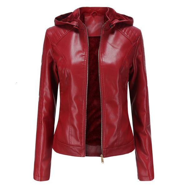 women's fur & faux plus size artifical coat women autumn winter hooded leather jacket female fashion streetwear pu short jackets oc0t, Black
women's fur & faux plus size artifical coat women autumn winter hooded leather jacket female fashion streetwear pu short jackets oc0t, Black