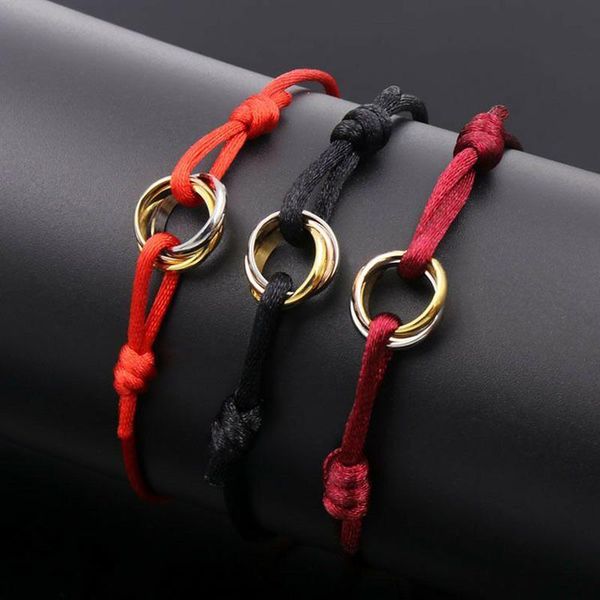 bangle simple tricolor steel circle tricyclic 13 colors rope bracelet bracelets for men women gift fashion jewelry, Black
bangle simple tricolor steel circle tricyclic 13 colors rope bracelet bracelets for men women gift fashion jewelry, Black