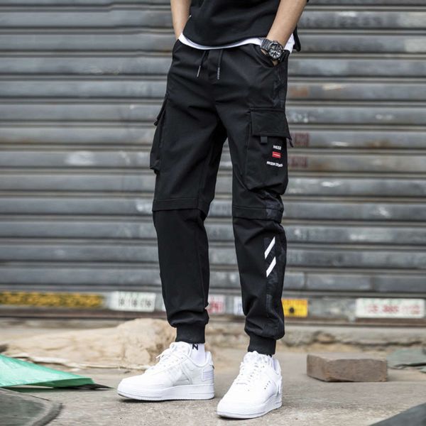 shorts spring functional overalls men's trendy brand ruffian handsome loose straight korean fashion pants casual, White;black
shorts spring functional overalls men's trendy brand ruffian handsome loose straight korean fashion pants casual, White;black