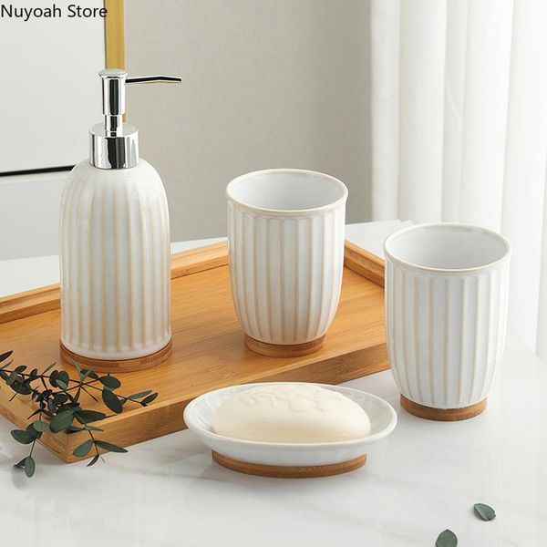 ceramic bathroom supplies toilet set four-piece tray brushing wash mouth cup kit toothpaste dispenser bath accessory
ceramic bathroom supplies toilet set four-piece tray brushing wash mouth cup kit toothpaste dispenser bath accessory