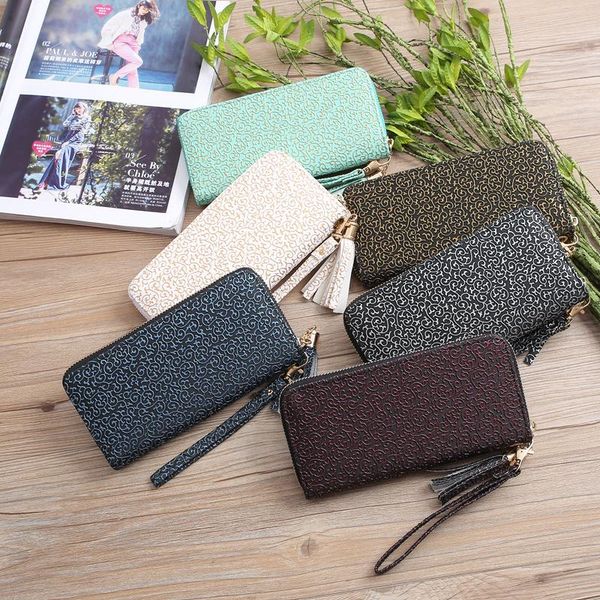 wallets korean trend printing totem tassel wallet multi function hand bag zipper mobile phone card, Red;black
wallets korean trend printing totem tassel wallet multi function hand bag zipper mobile phone card, Red;black