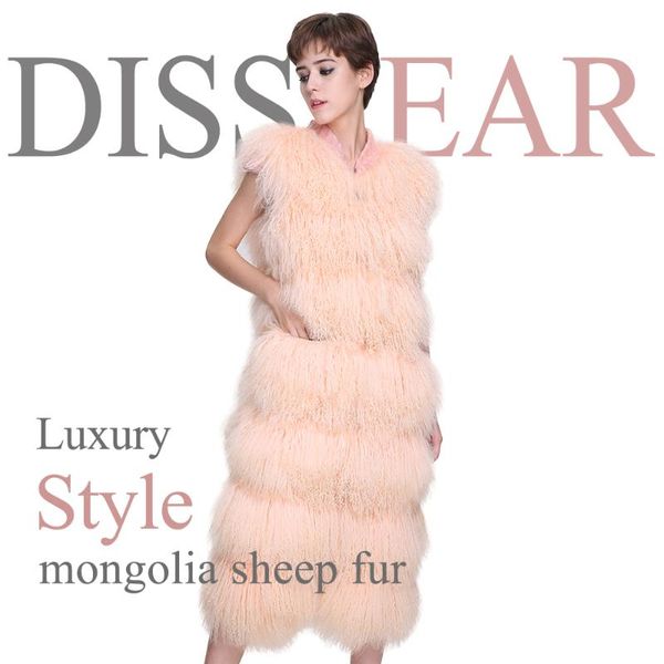 women's fur & faux 2021 winter women mongolia sheep real vest solid genuine jacket long gilet ladies sleeveless waistcoat coats, Black
women's fur & faux 2021 winter women mongolia sheep real vest solid genuine jacket long gilet ladies sleeveless waistcoat coats, Black