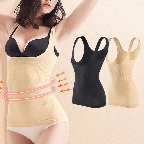 women's shapers seamless body shaping vest postpartum u-shaped slim waist corset cami tummy control slimming underwear shaper, Black;white
women's shapers seamless body shaping vest postpartum u-shaped slim waist corset cami tummy control slimming underwear shaper, Black;white