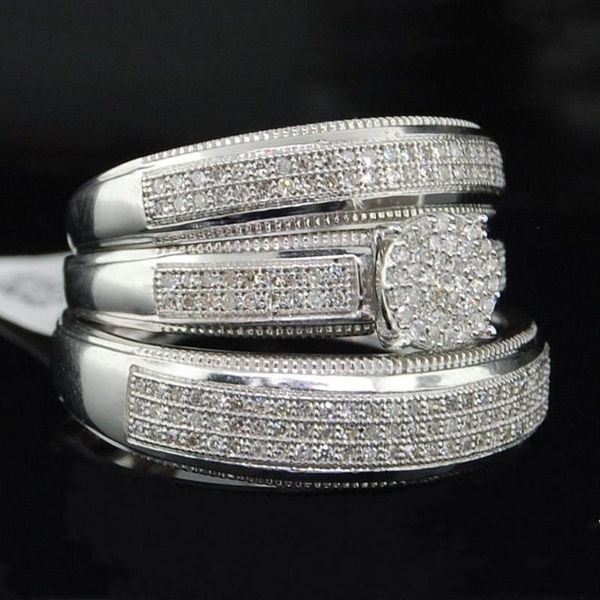cluster rings fdlk luxury women fashion natural white crystal cubic zirconia ring set bridal wedding jewelry size 5 6 7 8 9 10 11 12, Golden;silver
cluster rings fdlk luxury women fashion natural white crystal cubic zirconia ring set bridal wedding jewelry size 5 6 7 8 9 10 11 12, Golden;silver