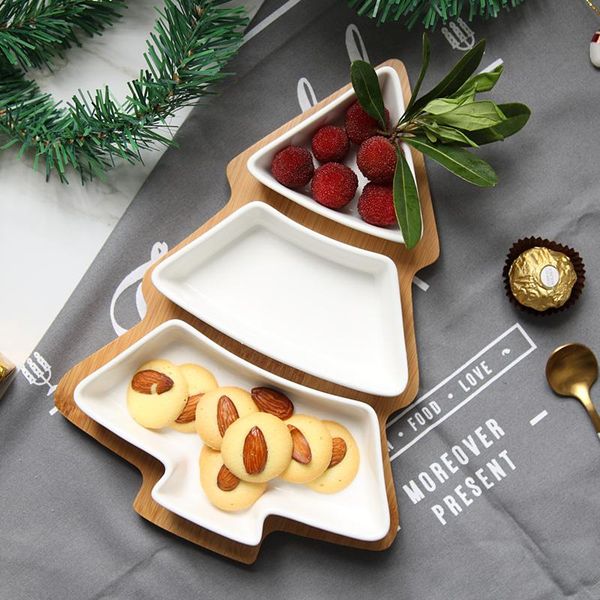 kitchen storage & organization nordic creative bamboo christmas tree fruit plate household tableware tray ceramic dessert salad snack
kitchen storage & organization nordic creative bamboo christmas tree fruit plate household tableware tray ceramic dessert salad snack