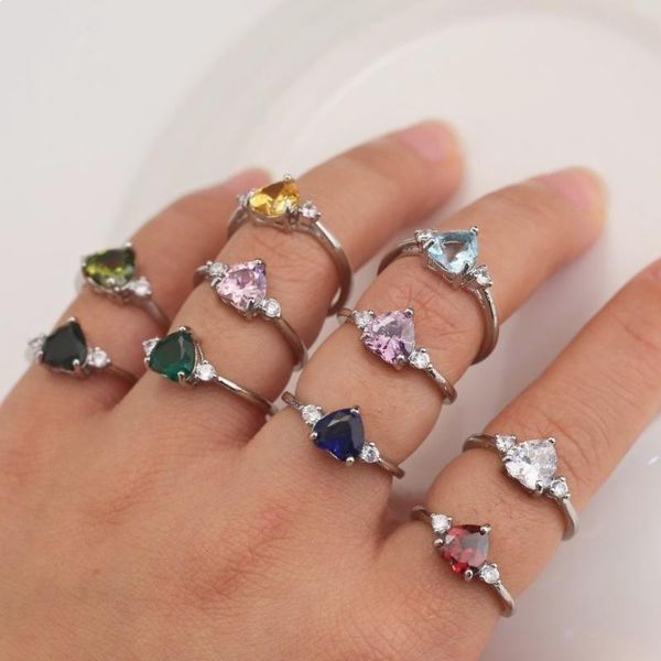 wedding rings bohemia korean fashion lovely heart shaped cz silver for women lover wift gift pink green yellow blue purple, Slivery;golden
wedding rings bohemia korean fashion lovely heart shaped cz silver for women lover wift gift pink green yellow blue purple, Slivery;golden