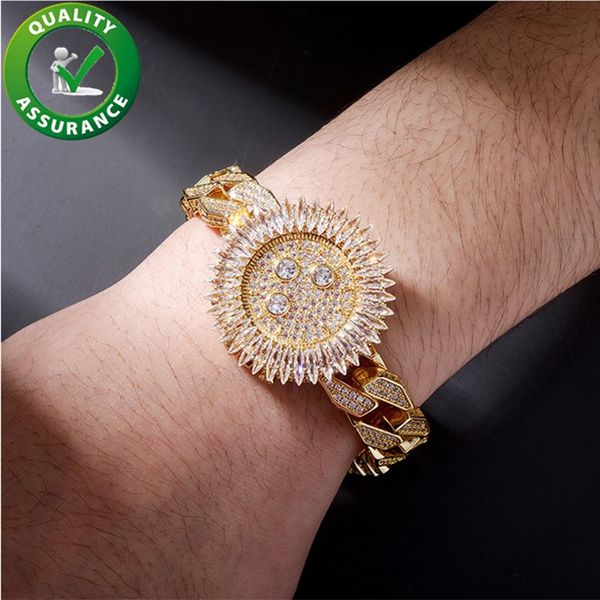 hip hop jewelry charm bracelet iced out miami cuban link chain luxury designer mens bracelets gold silver diamond bangle fashion accessories, Black
hip hop jewelry charm bracelet iced out miami cuban link chain luxury designer mens bracelets gold silver diamond bangle fashion accessories, Black