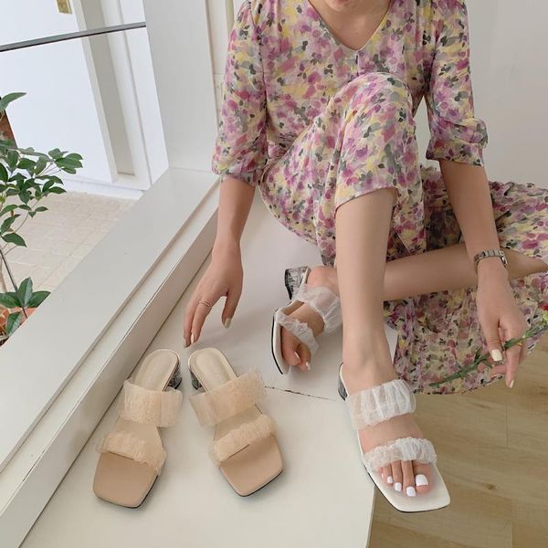 shoes ladies' slippers glitter slides square heel med women heels jelly block high rome pleated scandals pu fabric rubber basic, Black
shoes ladies' slippers glitter slides square heel med women heels jelly block high rome pleated scandals pu fabric rubber basic, Black