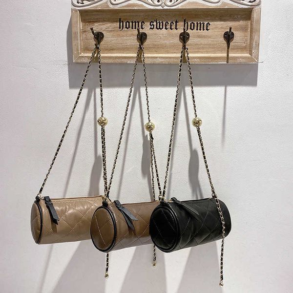 2021 cylinder small women's pu leather korean lingge chain underarm bag fashion foreign style shoulder bag
2021 cylinder small women's pu leather korean lingge chain underarm bag fashion foreign style shoulder bag