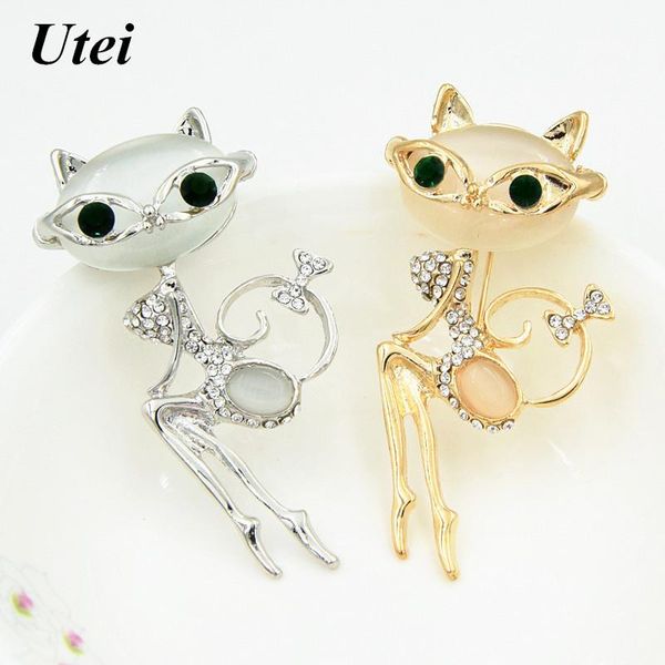 pins, brooches utei brooch luxury opal stone cat cute animal pin selling green crystals eyes, Gray
pins, brooches utei brooch luxury opal stone cat cute animal pin selling green crystals eyes, Gray