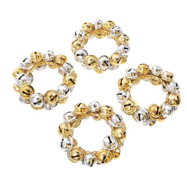 napkin rings 4pcs adorable xmas creative in small bell shape