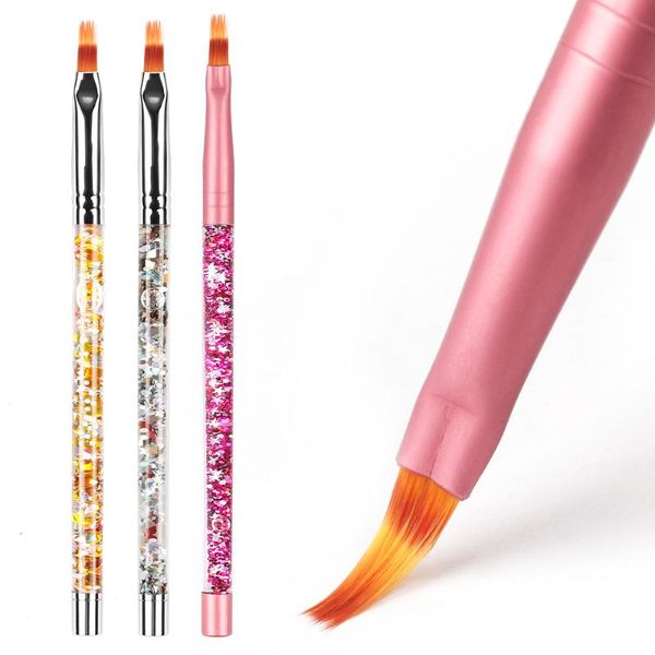 professional acrylic brush uv gel carving pen liquid powder diy nail drawing flat art brushes, Yellow
professional acrylic brush uv gel carving pen liquid powder diy nail drawing flat art brushes, Yellow