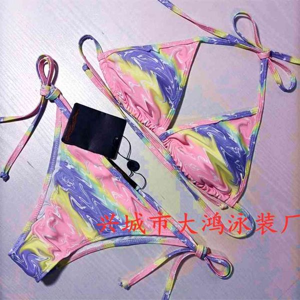 factoryvokb lace split gradual change women's up triangle bikini multi color dahong swimsuit factory, White;black
factoryvokb lace split gradual change women's up triangle bikini multi color dahong swimsuit factory, White;black
