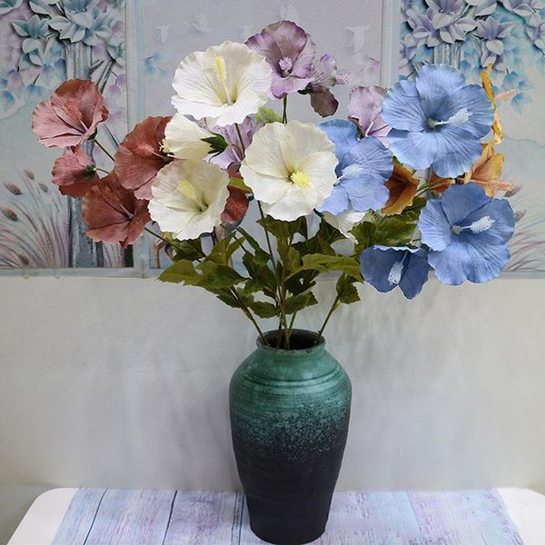 decorative flowers & wreaths 1pc 5 heads china rose artificial silk flower branch home floral arrangement wedding party decoration fake
decorative flowers & wreaths 1pc 5 heads china rose artificial silk flower branch home floral arrangement wedding party decoration fake