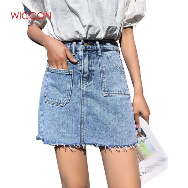 skirts mini denim skirt 2021 spring summer bodycon women basic casual jeans high waist saias blue pockets, Black
skirts mini denim skirt 2021 spring summer bodycon women basic casual jeans high waist saias blue pockets, Black