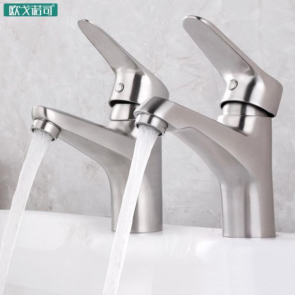 bathroom sink faucets and cold water basin faucet 304 stainless steel brushed surface tap
bathroom sink faucets and cold water basin faucet 304 stainless steel brushed surface tap